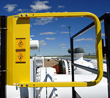 fixed ladder lockout